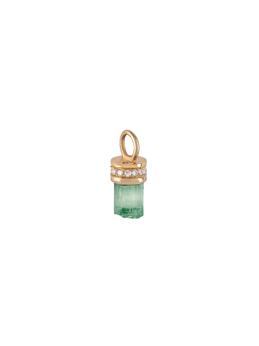 Emerald and Diamond Reem Charm