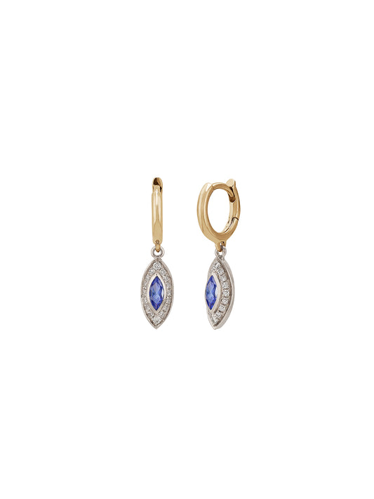 Heka Tanzanite Mini Hoops