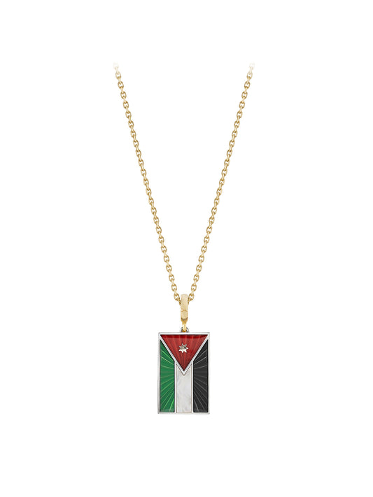 Jordan Flag Charm