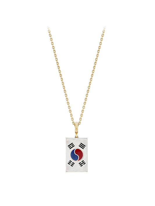 South Korea Flag Charm