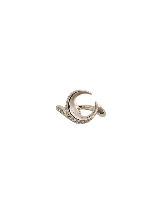 Astraea Lunoor Diamond Pinky Ring