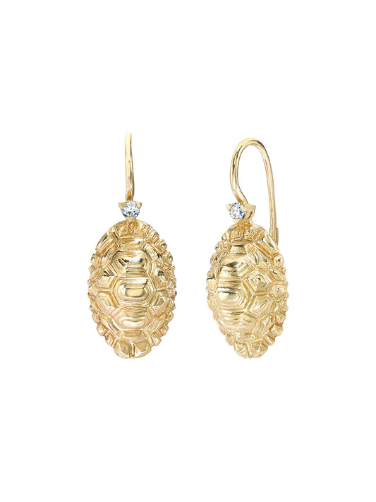 Madagascar Reptilia Gold Earrings