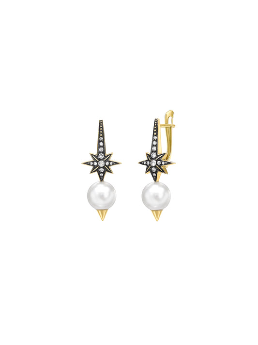 Star Pearl Oseanyx Earrings