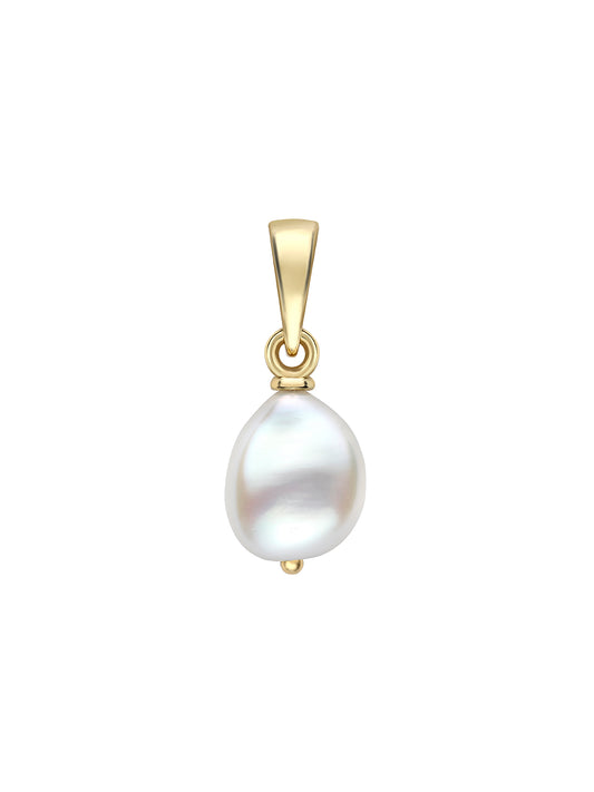 Baroque Pearl Charm with Bail