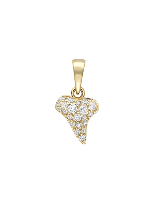 Sharkie Pave Diamond Charm with Bail