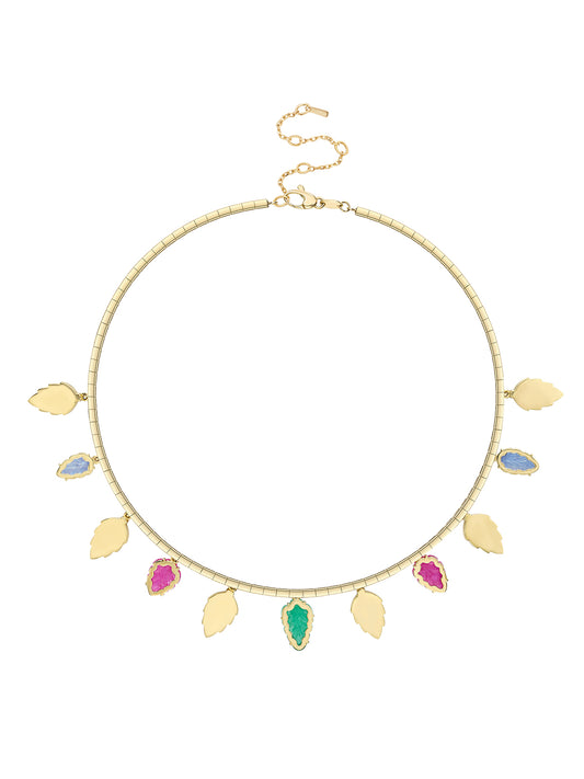 Shiso Leaf Charm Chikara Choker