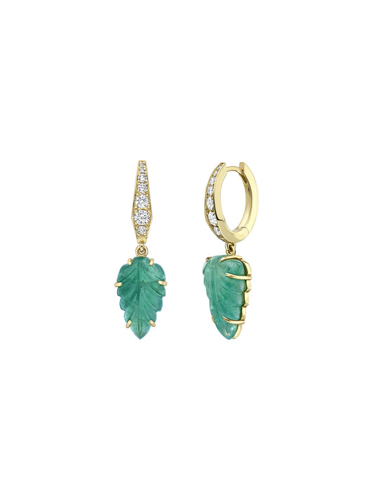 Shiso Emerald Chikara Earrings