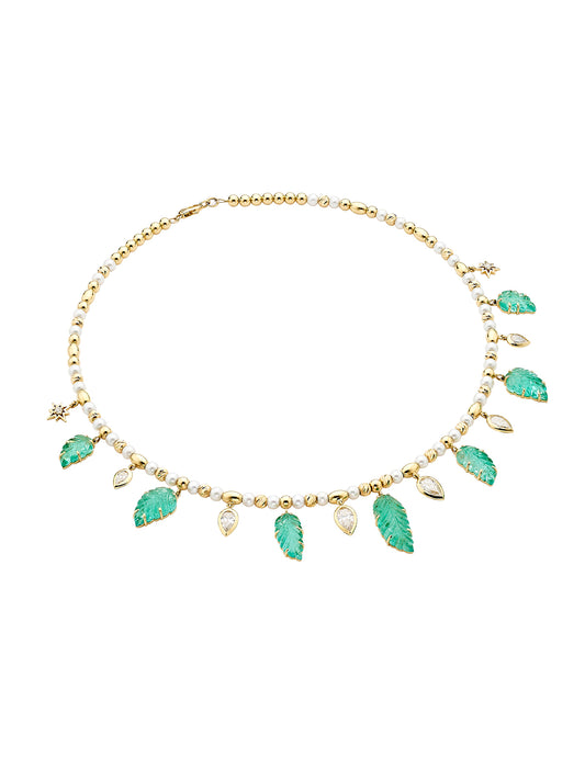 Shiso Emerald Chikara Necklace