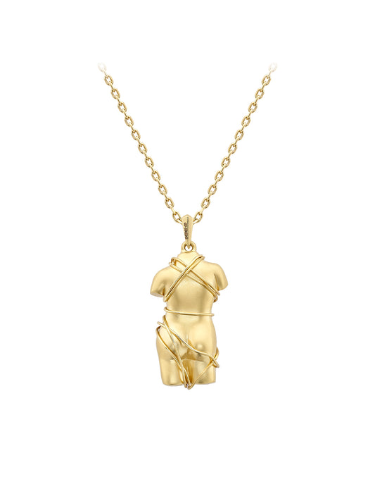 Small Gold Venus Restored Necklace