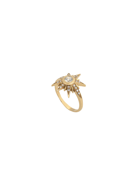 Solis Elementa Diamond Pinky Ring