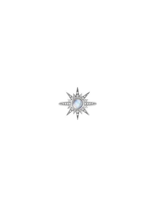 Solis Elementa Moonstone Pinky Ring