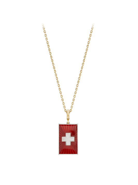 Switzerland Flag Charm