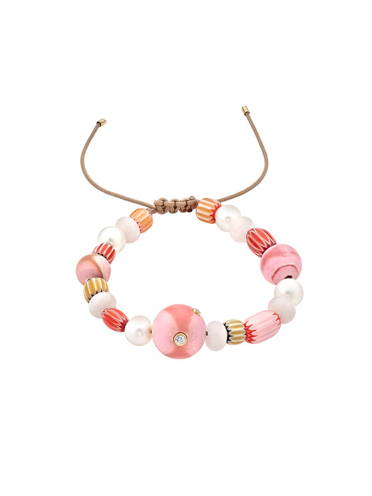 Terra Mater Pink Bead Bracelet