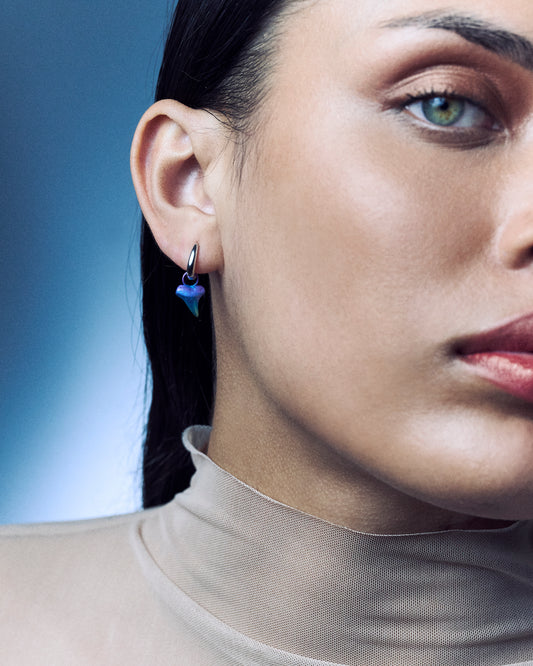 Rainbow Titanium Sharkie Charm