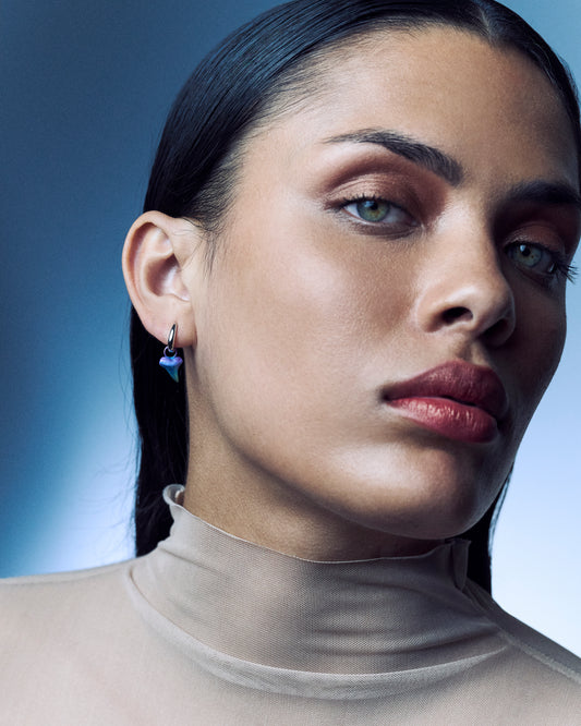 Rainbow Titanium Sharkie Charm