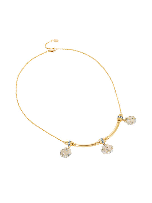 Trixie Venus Ivory Enamel Necklace