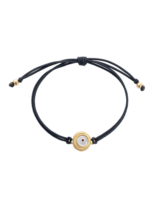 Mini Cyclops 18k Eye Cord Bracelet