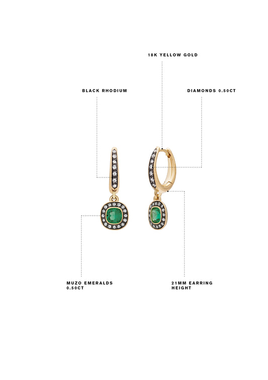 Halo Muzo Earrings