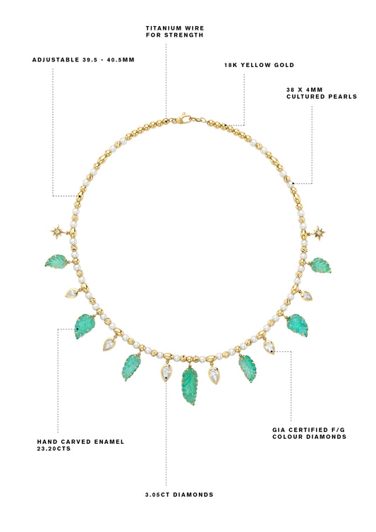 Shiso Emerald Chikara Necklace