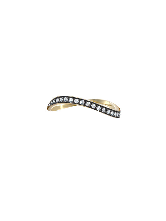 Orbit Black Rhodium Theiya Ring