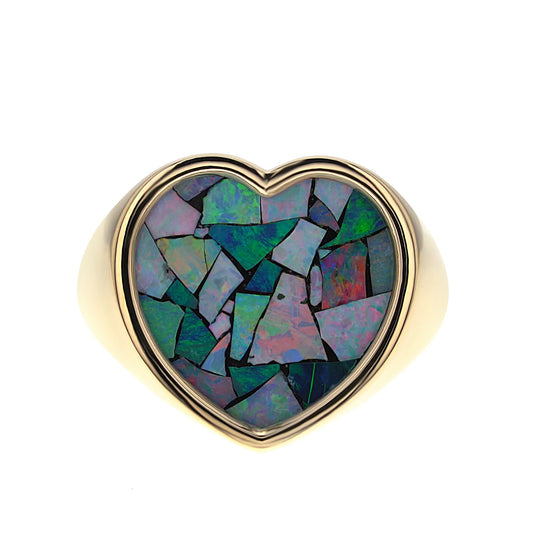 Abega Anahata Signet Ring