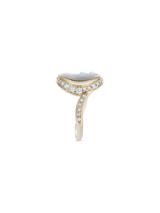 Astraea Lunoor Mother of Pearl Pinky Ring