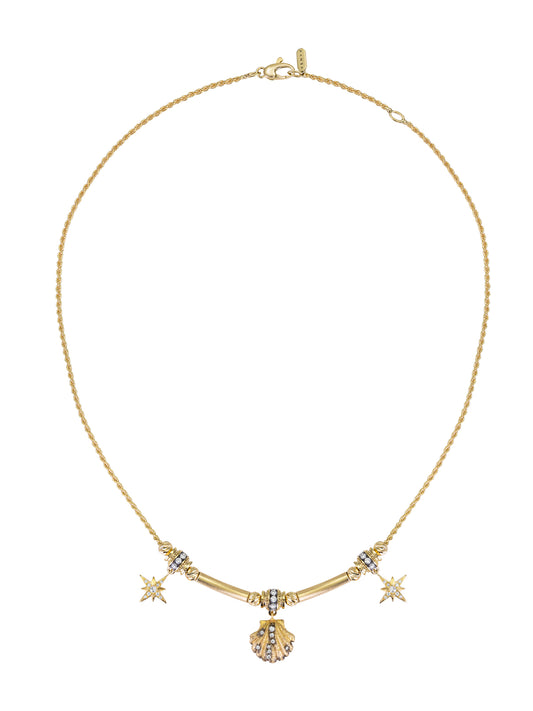 Yellow Gold Venus Astra Necklace
