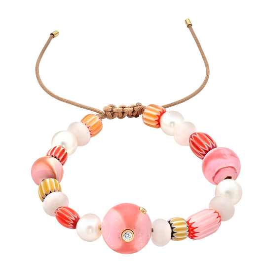 Terra Mater Pink Bead Bracelet