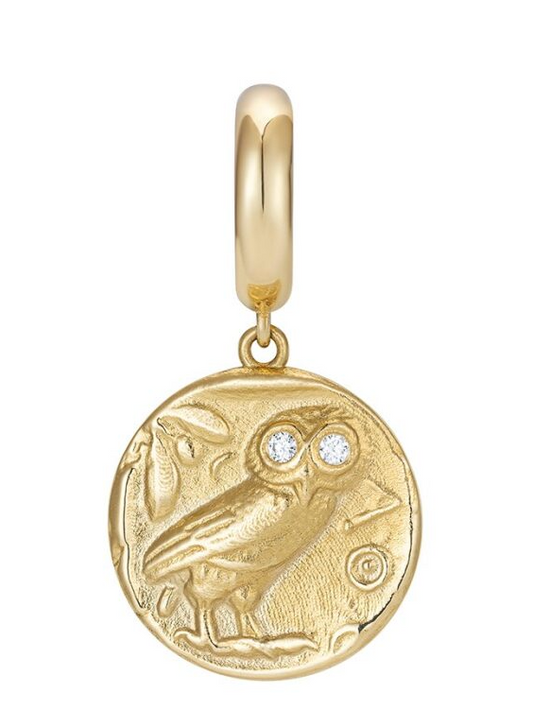 Hellenic Drachma Coin Charm