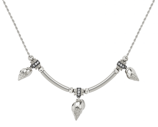 Trixie Tulip White Gold Necklace