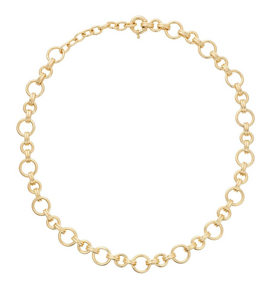 Doris Gold Handmade Link Necklace