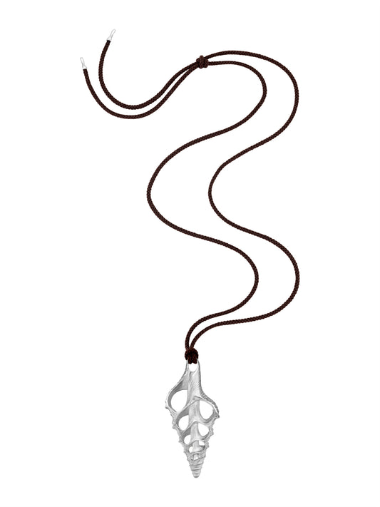 Silver Maxi Aforia Cord Necklace