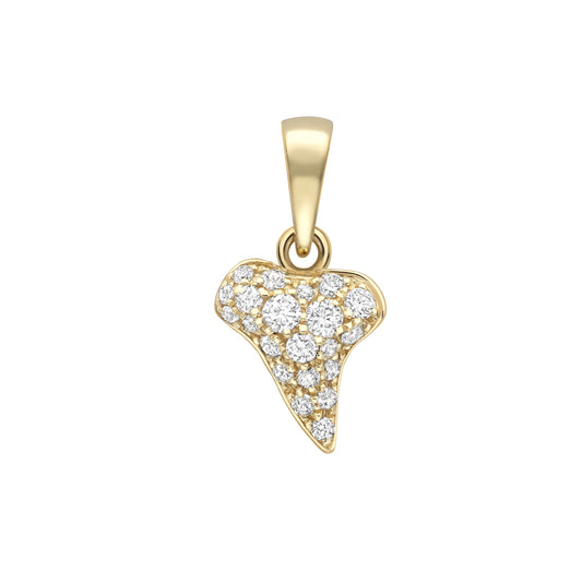 Sharkie Pave Diamond Charm with Bail
