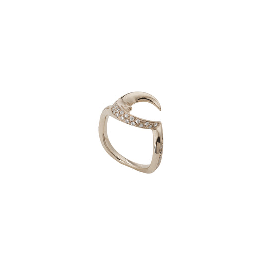 Astraea Lunoor Diamond Pinky Ring