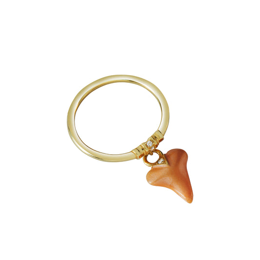 Sharkie Enamel Charm Ring