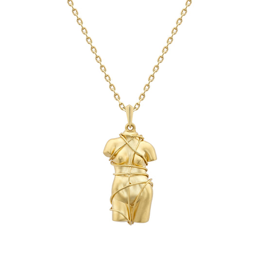 Small Gold Venus Restored Necklace