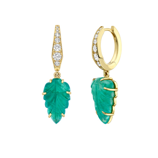 Shiso Emerald Chikara Earrings